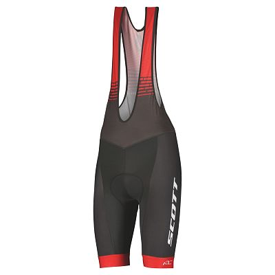 Превью  Велотрусы SCOTT RC Team ++ с лямками Dark Grey/Fiery Red